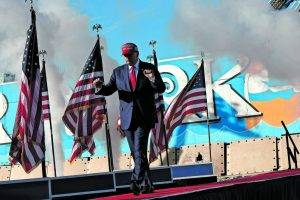 Donald Trump Holds Campaign Rally At The Jersey Shore