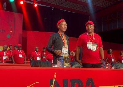 Gauteng EFF will support Malema for third term as president